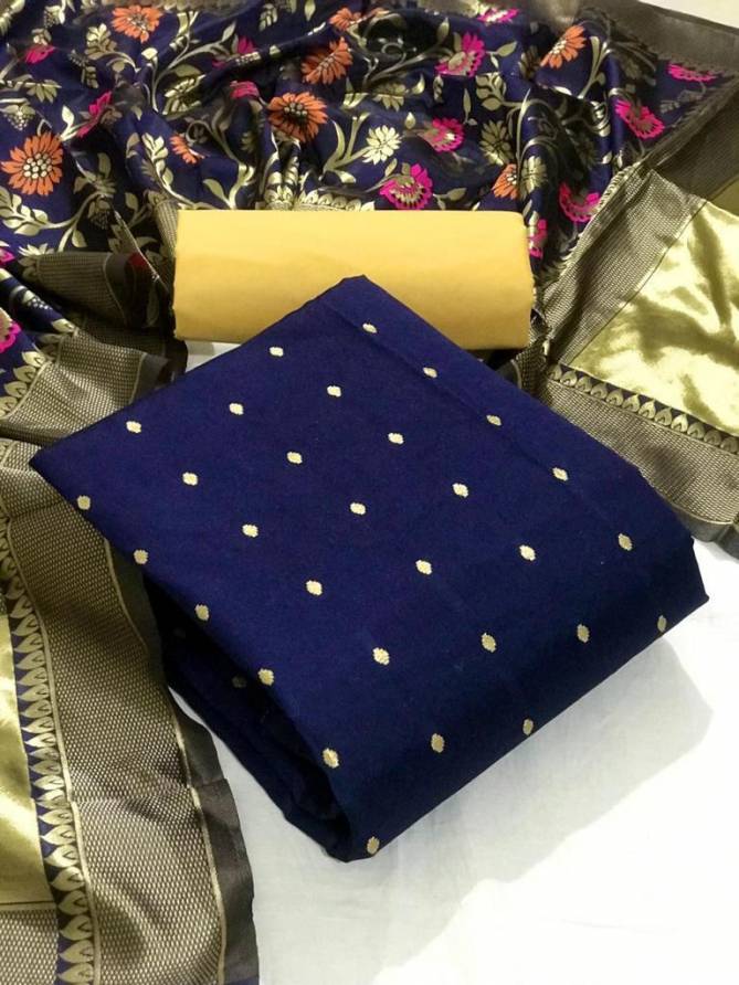 Tapatta Silk Booti Latest Fancy Wear Tapata Silk Dress Material Collection